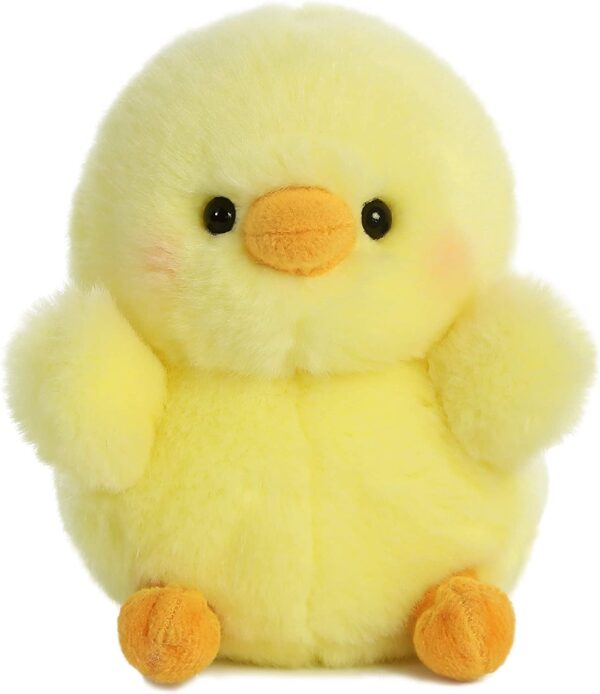 Aurora World Rolly Pet - 5" Chickadee Chick, Yellow